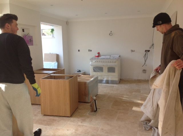Image of new kitchen units delivery 003 <h2>2014-04-14 - Meanwhile in the kitchen...</h2>